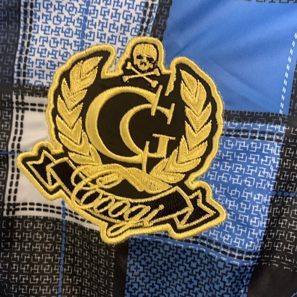 Vintage‎ Coogi blue plaid jacket size M - Picture 6 of 12